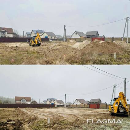 Відсипання та планування ділянок