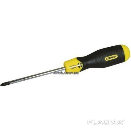 Викрутка хрестова Stanley "Cushion GRIP" PH2 x 100 мм