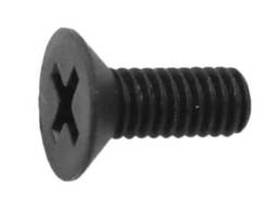 Винт пластиковый M2x8 потайная головка, чёрный