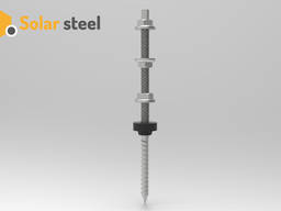 Винт шуруп М10х200 мм (Комплект) оцинкованный