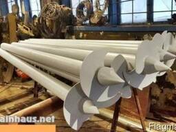 Винтовые сваи гаража (пристройки) 108*300*3000. В наличии