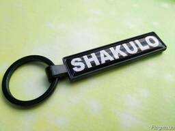 ВИП брелок с гос номером. Новинка 2019 года. С бортиками