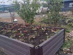 Висока грядка голландська Holzdorf горіх 3х1 м, висота 32 см