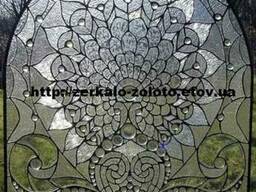 Витраж Морозко. Зеркало Морозко. Стекло Морозко.