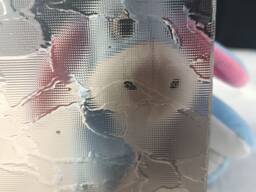 Візерункове скло Дельта бронза 4 мм 600х250мм в міжкімнатні двері можлива порізка під замо