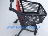 Візки для покупців магазину обєм 75 літрів Polycart 100mm колеса Tente - фото 2