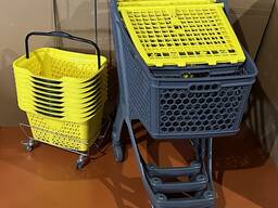 Візок 75 літрів, PolyCart кошики і візки для компактних магазинів та супермаркетів