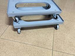 Візок для транспортування ящиків на колесах