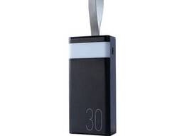 Внешний аккумулятор Remax Chinen Type-C 20W + 2USB 22.5W 30000mAh LED Черный (RPP-320)
