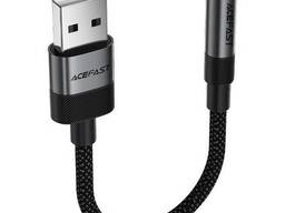 Внешняя звуковая карта USB на mini jack 3.5 AceFast J13 (0.15m, DAC). Black