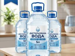 Вода очищена дистильована 5л