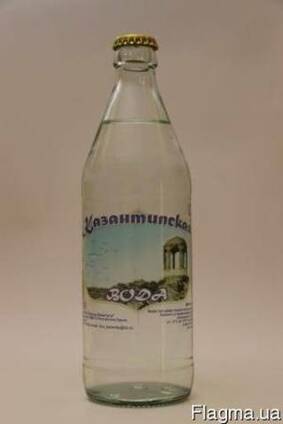 Вода питьевая газированная "Казантипская" стекло бутылка 0,5