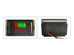 Вольтметр влагозащищенный цифровой 9-60V с индикатором уровня для свинцово-кислотного. ..