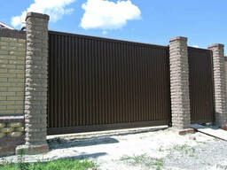 Ворота с калиткой изготовление под заказ