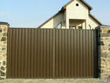 Ворота с калиткой изготовление под заказ - фото 3