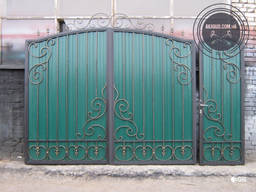 Ворота для частного дома, сварщик, ворота на дачу