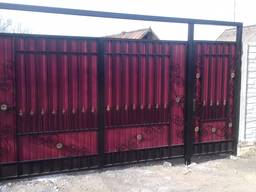 Ворота, калитки, заборы, решетки на окна, навесы