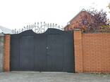 Ворота металлические под ключ. "Броневик" Днепр. - фото 1