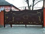 Ворота металлические под ключ. "Броневик" Днепр. - фото 3