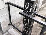 Ворота металлические сварные с декором — изготовление и продажа - фото 3