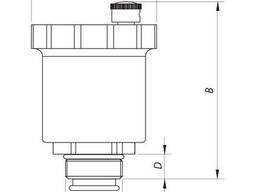 Воздухоотводчик автоматический прямой 1/2" KOER KR.1256 (KR2686)