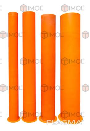 Вставки полиуретановые в самотечные трубы (самотеки полиуретановые) d-200/250/300/400мм