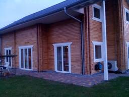 Виготовляємо будинки, бані, ларки, модулі із клеєного профільованного євробруса