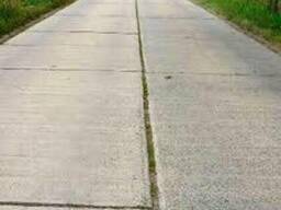 Выполним укладку дорожных плит