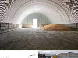 Виробляємо та монтуємо безкаркасні аркові ангари від 16 до 22 метрів.