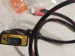 Высокоскоростной позолоченный усиленный кабель GBX HDMI-VGA