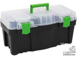Ящик для інструментів з органайзером пластиковий Green box 25" TM Virok 597 х 285 х 320 мм