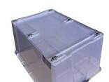 Ящик для зберігання HomeStar 140 л прозорий - фото 2