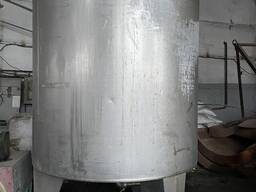 Ємність харчова нержавіюча 5 м³ | вертикальний бак | резервуар | цистерна з нержавійки