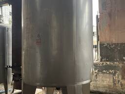 Ємність харчова нержавіюча 6.2 м³ | вертикальний резервуар | бак | цистерна з нержавійки
