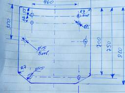 Юто 504 стекло заднее