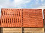 Забор деревяный