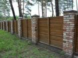 Забор из дерева. "Броневик" Днепр. - фото 1