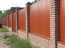 Будівництво парканів із профнастилу Київ