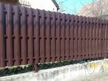 Забор из профнастила, метало штакета, ворота, калитки