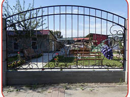 Забор металлический (кованый)