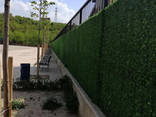 Забор Сетка С ПВХ Травой, Высота - 2м, Зеленый Декоративный Забор - фото 1