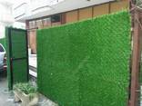 Забор Сетка С ПВХ Травой, Высота - 2м, Зеленый Декоративный Забор - фото 2