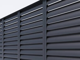 Забор з профнастилу. Огорожа сітка. Паркан жалюзі. Виготовлення під замовлення