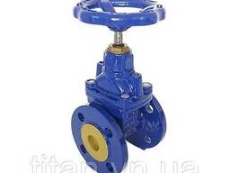 Задвижка фланцевая с обрезиненным клином Ду 100