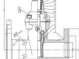 Задвижка с обрезиненным клином фланцевая. Согласно BS 5163