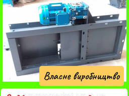 Задвижка реечная с мотор-редуктором 200х200