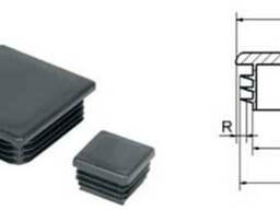 Заглушка пластик пластикова квадратна внутрішня плоска