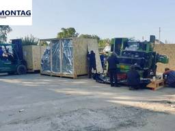 Загрузка/выгрузка промышленного оборудования с контейнеров