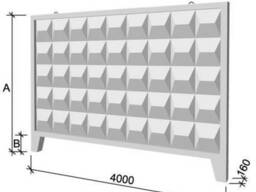 Бетонный забор ПО-2