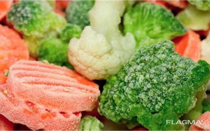 Замороженные овощи, фрукты, смеси